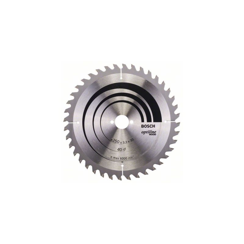 Bosch Kreissägeblatt TKB Optiline 40UW 25 x 3 cm
