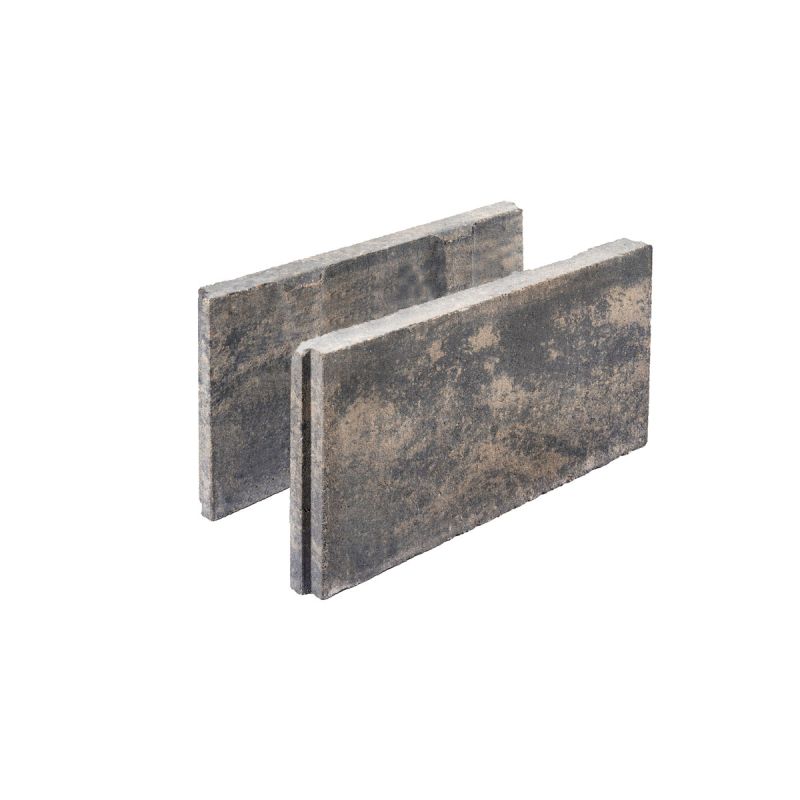 Lusit Schalungsstein 50x25x24 cm grau-anthrazit-melange