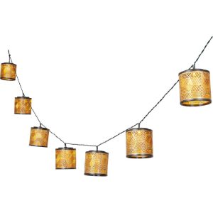 Flector Solar-Lichterkette Golden Cubic Shine inkl 8 Lampenschirme gold Flector Solar-Lichterkette Golden Cubic Shine inkl 8 Lampenschirme gold