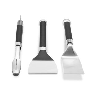 Weber Grillplatten-Zubehörset Spatel Zange Schaber Weber Grillplatten-Zubehörset Spatel Zange Schaber