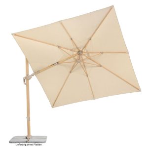 Schneider Schirme Ampelschirm Rhodos Twist Loft natur ca 300 x 300 cm Schneider Schirme Ampelschirm Rhodos Twist Loft natur ca 300 x 300 cm