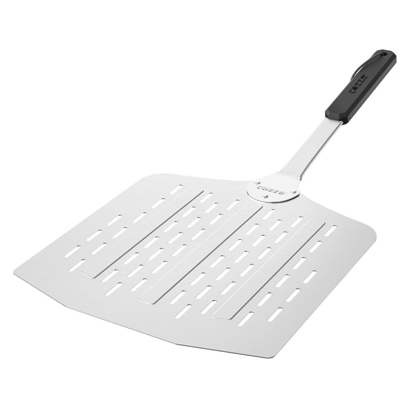 COZZE Pizzaspachtel mit Loechern 66 x 30 x 30 cm Aluminium