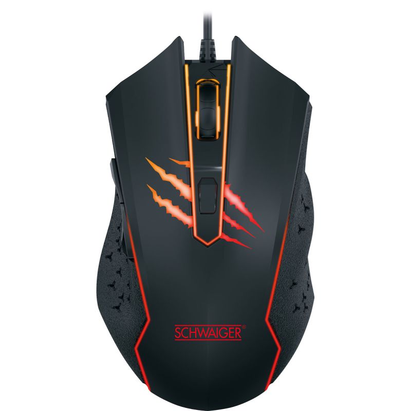 Schwaiger Gaming Maus mit Farbwechsel-LED