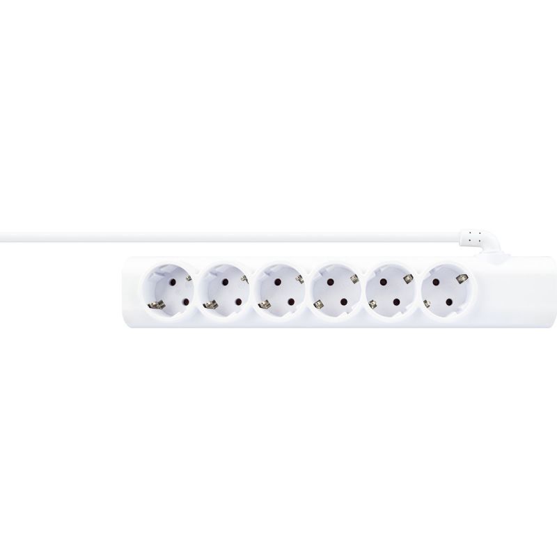 Schwaiger Steckdosenleiste 6-fach mit 2-fach USB