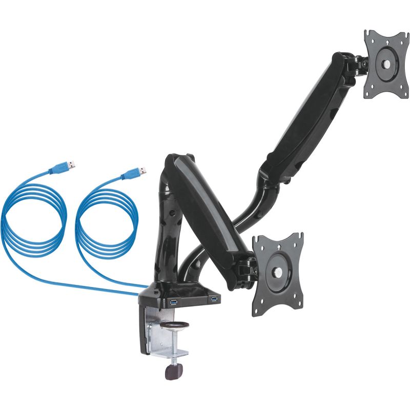 Schwaiger Monitor-Tischhalter Full Motion 2 für 2 Monitore bis 29 Zoll