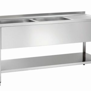 Spüle 700, B 1600, 2 Becken LI,1600x700x850 mm Spüle 700, B 1600, 2 Becken LI,1600x700x850 mm
