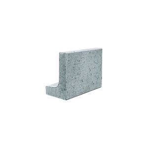 Lusit Mini L-Stein Grau mit Fase 30 x 20 x 40 x 6 cm Lusit Mini L-Stein Grau mit Fase 30 x 20 x 40 x 6 cm