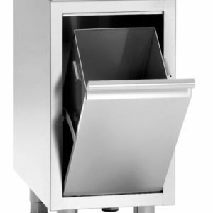 Edelstahl Abfalleimerschrank 700A1, 28 Liter