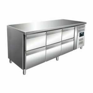 SARO Kühltisch inkl. 3 x 2er Schubladenset KYLJA 3160 TN SARO Kühltisch inkl. 3 x 2er Schubladenset KYLJA 3160 TN