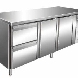 SARO Kühltisch 2 Türe, Schuladenset GN 3110 TN, Breite 1795mm SARO Kühltisch 2 Türe, Schuladenset GN 3110 TN, Breite 1795mm