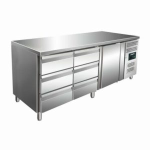 SARO Kühltisch inkl. 2 x 3er Schubladenset KYLJA 3150 TN SARO Kühltisch inkl. 2 x 3er Schubladenset KYLJA 3150 TN