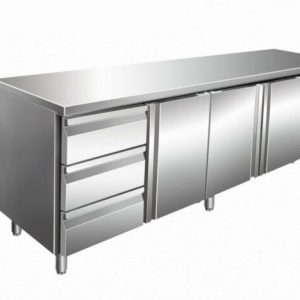 SARO Kühltisch KYLJA 4130 TN, 3 Schubladen, 3 Türen SARO Kühltisch KYLJA 4130 TN, 3 Schubladen, 3 Türen