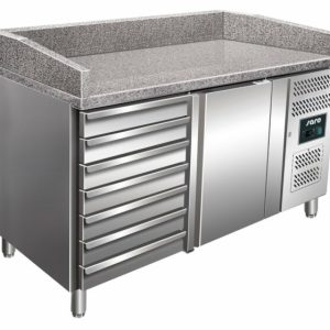 SARO Pizzatisch PZ1610TN, 1 Tür, 6 Schubladen , Breite 1515mm SARO Pizzatisch PZ1610TN, 1 Tür, 6 Schubladen , Breite 1515mm