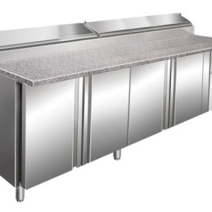 SARO Pizza Belegstation, Granitarbeitsplatte, 1/3 GN SH 2500mm SARO Pizza Belegstation, Granitarbeitsplatte, 1/3 GN SH 2500mm
