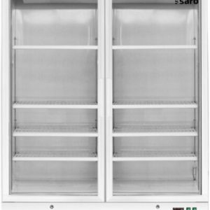SARO Tiefkühlschrank mit 2 Glastüren D 920 weiß SARO Tiefkühlschrank mit 2 Glastüren D 920 weiß