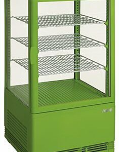 SARO Mini-Umluftkühlvitrine SC 70 grün, 68 L SARO Mini-Umluftkühlvitrine SC 70 grün, 68 L
