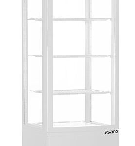 Saro Umluftkühlvitrine SVEN weiß, 515x485x1689 mm 235 Liter Saro Umluftkühlvitrine SVEN weiß, 515x485x1689 mm 235 Liter