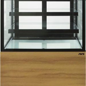 SARO Kuchenvitrine mit Holzdekor, 300 Liter MAXIME SARO Kuchenvitrine mit Holzdekor, 300 Liter MAXIME