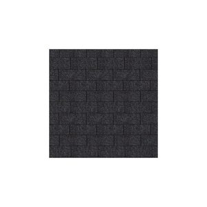 Karibu  Schindeln Rechteck schwarz 3 m²