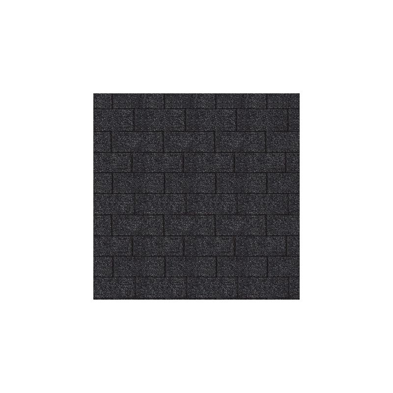 Karibu Schindeln Rechteck schwarz 3 m²
