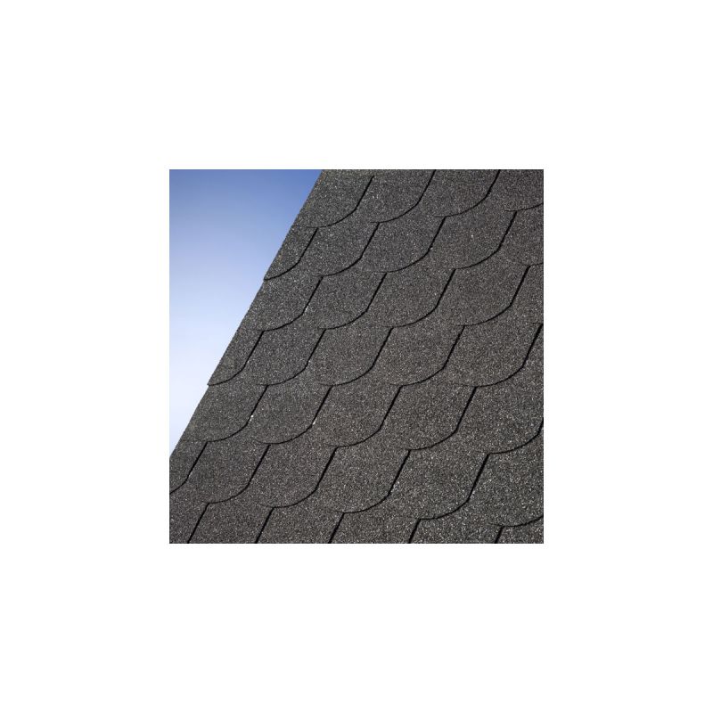 Karibu Schindeln Biberschw schwarz 3 m²
