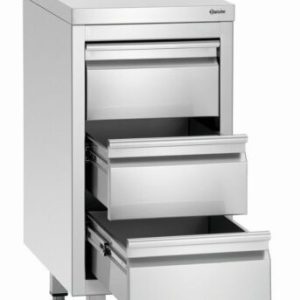 Edelstahl Schubladenschrank 4 Schubladen BxT 50x70cm