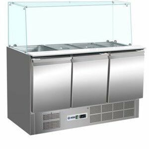 Saladette KBS 904, 1365x700x1375 mm, 4x GN 1/1 Saladette KBS 904, 1365x700x1375 mm, 4x GN 1/1