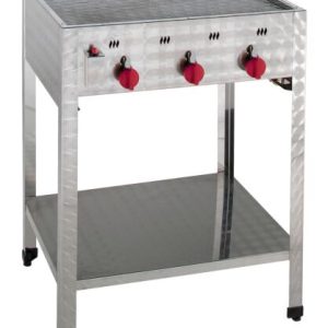 Gas-Kombi-Tischbräter, Standmodell 3 Brenner 12kW Propangas Gas-Kombi-Tischbräter, Standmodell 3 Brenner 12kW Propangas