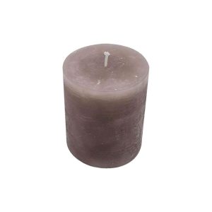 Ambientis Rustikkerze 68 x 80 mm taupe Frostfinish Ambientis Rustikkerze 68 x 80 mm taupe Frostfinish