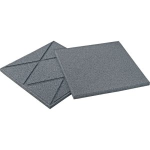 Unisoft Fallschutzplatte 500 x 500 x 30 mm grau