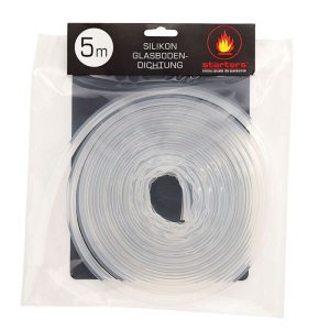 Silikon-Glasbodendichtung 5 m selbstklebend Silikon-Glasbodendichtung 5 m selbstklebend