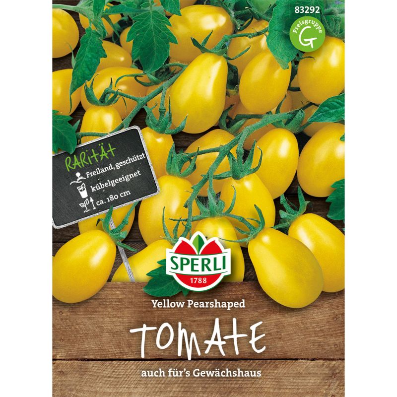 Sperli Tomaten Yellow Pearshaped