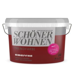 Schöner Wohnen Farbe Trendfarbe Amarena Matt 1 L Schöner Wohnen Farbe Trendfarbe Amarena Matt 1 L