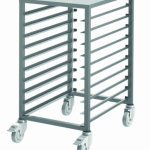 SCHNEIDER Glasiertisch Regalwagen, Längseinschub, 663x425x900mm, 10 Auflagen SCHNEIDER Glasiertisch Regalwagen, Längseinschub, 663x425x900mm, 10 Auflagen