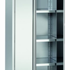 Bartscher Hochschrank 600, B800, 2FT, CNS Bartscher Hochschrank 600, B800, 2FT, CNS