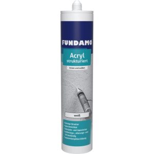 Fundamo Acryl Rauher-Putz weiß-körnig 310 ml Fundamo Acryl Rauher-Putz weiß-körnig 310 ml