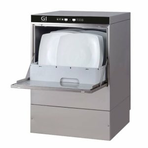 Gastro-Inox digitaler Geschirrspülmaschine, Dosierpumpen, Ablaufpumpe, Korb 50x50cm, 400V Gastro-Inox digitaler Geschirrspülmaschine, Dosierpumpen, Ablaufpumpe, Korb 50x50cm, 400V