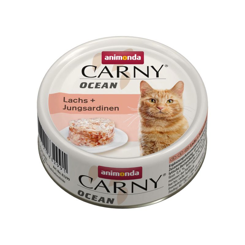 Carny Cat Ocean Lachs Jungsardinen 80g Dose