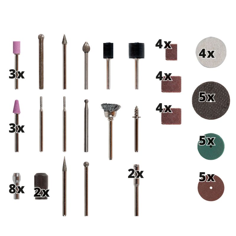 Einhell Zubehör-Set für Schleif- und Gravurwerkzeuge