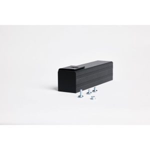 Hibitaro Endkappen für obere Laufschiene für 1-läufige Deckenschiene Schwarz Rau Hibitaro Endkappen für obere Laufschiene für 1-läufige Deckenschiene Schwarz Rau