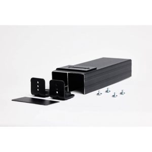 Hibitaro Endkappen für obere Laufschiene für 2-läufige Deckenschiene Schwarz Rau Hibitaro Endkappen für obere Laufschiene für 2-läufige Deckenschiene Schwarz Rau