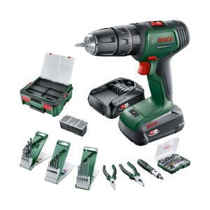 Bosch Akku-Schlagbohrschrauber UniversalImpact 18V 2 Akkus Ladegerät und Zubehör Bosch Akku-Schlagbohrschrauber UniversalImpact 18V 2 Akkus Ladegerät und Zubehör
