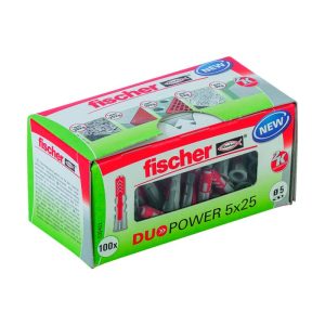Fischer Dübel DuoPower 5 x 25 mm 100 Stück Fischer Dübel DuoPower 5 x 25 mm 100 Stück