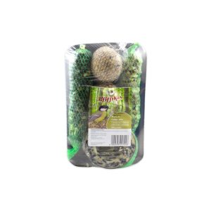 Pfiffikus Meisenfutter-Mix 420g 2xKnöd 1xNussst 2xRing 1xFutterst.