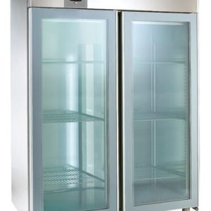 ALPENINOX Glastürkühlschrank KU 1402-G BASE für GN 2/1 ALPENINOX Glastürkühlschrank KU 1402-G BASE für GN 2/1
