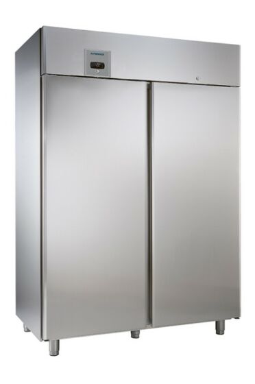 ALPENINOX Edelstahl Umluft-Gewerbetiefkühlschrank TKU 1402 GN2/1