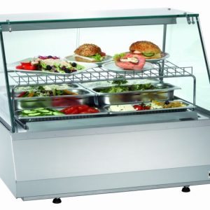 Bartscher Kalte Theke 2/1 GN, Kantglas, 110 Liter Bartscher Kalte Theke 2/1 GN, Kantglas, 110 Liter