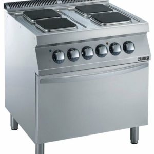 ZANUSSI Elektroherd EH7/4QPEB, 4x 2,6kW Brenner, Elektrobratofen 6kW ZANUSSI Elektroherd EH7/4QPEB, 4x 2,6kW Brenner, Elektrobratofen 6kW
