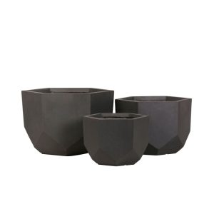 Haveson Pflanztopf GEOS anthrazit Haveson Pflanztopf GEOS anthrazit