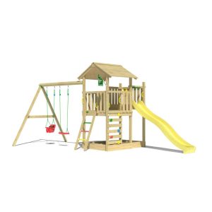 Jungle Gym Spielturm ArbourRutsche gelb